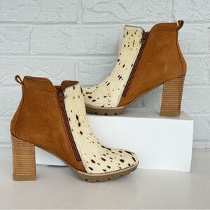 Diba True Cow Hide Ankle Booties
